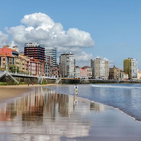 Esmex Playa - Amplio Y Hermoso Piso Pegado A La Playa, 3Hab - Vut-4228-As Gijón Eksteriør bilde